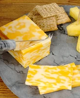 Rsvp International Grey Marble 10" Diameter Cheese Board Knife Set