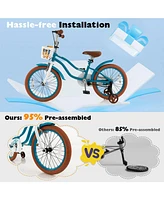 18'' Children Bicycle with Front Handbrake and Rear Coaster Brake