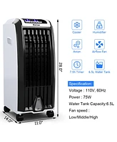 Costway Evaporative Portable Cooler Fan Anion Humidify