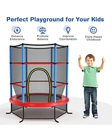 Costway 55" Kids Trampoline Bouncing Jumping Mat Recreational Trampoline