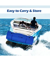 Costway 3 Layer Floating Water Pad Foam Mat Recreation Relaxing Tear-resistant 18' x 6'