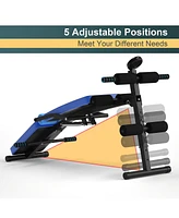 Costway Multi-Functional Foldable Weight Bench Adjustable Sit-up Board