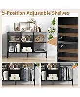 6 Cube Storage Shelf Organizer Bookcase Square Cubby Cabinet Bedroom