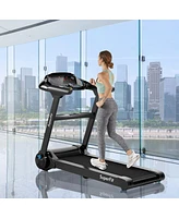 Costway 2.25HP Folding Treadmill Running Machine Led Touch Display