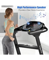 Costway 2.25HP Folding Treadmill Running Machine Led Touch Display