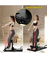 Costway 8-in-1 Multifunction Squat Machine Deep Sissy Squat Home Gym