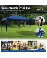 Costway Patio 10x10ft Outdoor Instant Pop-up Canopy Folding Sun Shelter Carry Bag