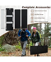 Costway Folding Camping Table Aluminum Portable Picnic