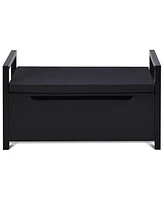 Costway Shoe Bench Storage Rack Cushion Seat Ottoman Bedroom Hallway Entryway