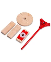 Costway 1.6 Gallon Fruit Wine Press Cider Apple Grape Crusher Juice Maker Tool Wood