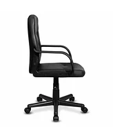 Costway Ergonomic Mid-Back Executive Office Swivel Computer Desk Chair