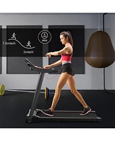 Costway 2.25HP Electric Running Machine Treadmill Bluetooth Speaker