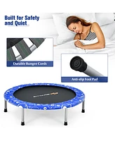 36'' Kids Trampoline Rebounder W/Full Covered Handrail