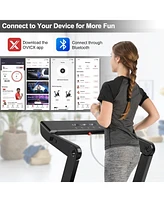 Costway 4.0HP Foldable Electric Treadmill Jogging Machine