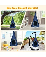 32'' Kids Nest Swing Chair Hanging Hammock Seat for Indoor Outdoor