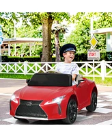 Slickblue Kids Ride Lexus LC500 Licensed Remote Control Electric Vehicle