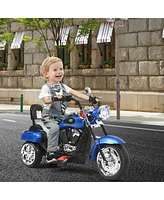 Slickblue 6V Powered Toddler 3-Wheel Motorbike Ride On Toy with Horn and Headlight