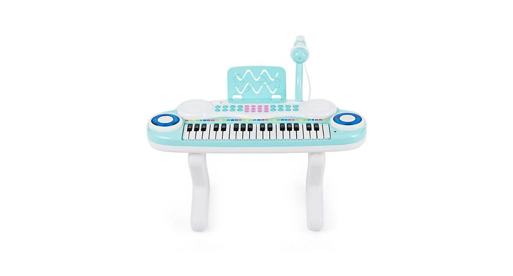 Slickblue 37-key Kids Toy Keyboard Piano with Microphone