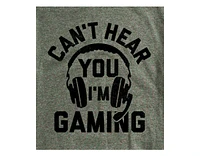 Hybrid Apparel Can't Hear You Gaming Men's Short Sleeve Tee