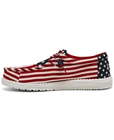 Hey Dude Men's Wally Americana Casual Moccasin Sneakers from Finish Line