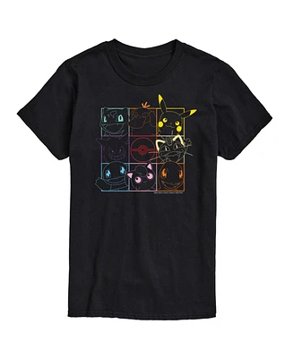 Hybrid Apparel Character Grid Men's Short Sleeve Tee