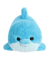 Aurora Medium Dilly Dolphin Spudsters Adorable Plush Toy Blue 12"