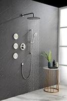 Complete Shower System with Multiple Components