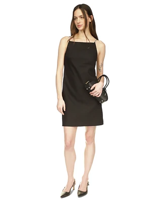 Michael Kors Women's Straight-Neck Chain-Strap Dress