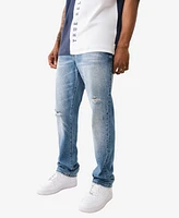 True Religion Men's Ricky Flap Rope Stitch Straight Jean