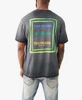 True Religion Men's Short Sleeve Dyed Printed Resort T-shirts