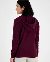 Style & Co Petite Zip-Front Long-Sleeve Hoodie