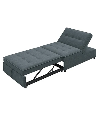 Simplie Fun Multi-function Sofa Bed with Storage & Usb