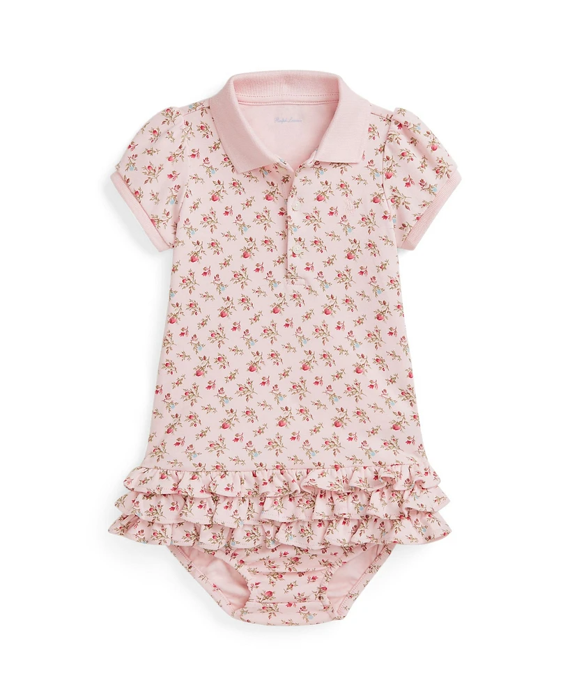 Polo Ralph Lauren Baby Girls Floral Soft Cotton Dress