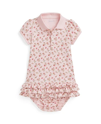 Polo Ralph Lauren Baby Girls Floral Soft Cotton Dress