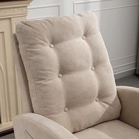 Streamdale Furniture High Back Accent Rocking Chair with Footrest