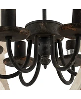 Streamdale Furniture Adjustable Light Wood Chandelier - Bulb Not Included