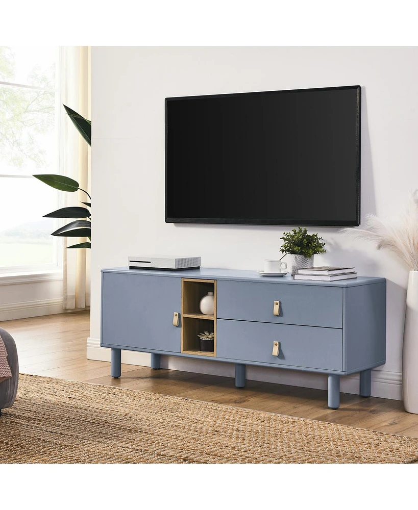 Streamdale Furniture Modern wooden Tv cabinet with storage