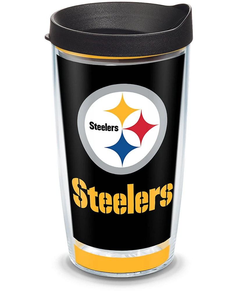 Tervis Tumbler Tervis Nfl Pittsburgh Steelers Touchdown Made in Usa Double Walled Insulated Tumbler Travel Cup Keeps Drinks Cold & Hot, 16oz, Classic