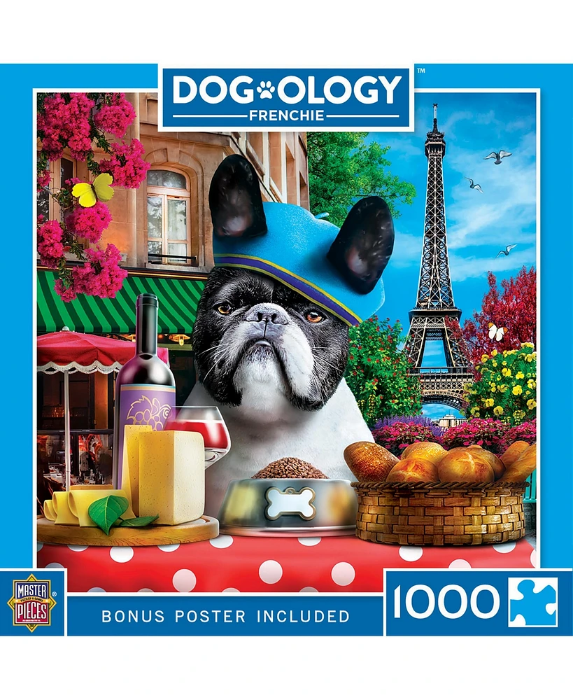 MasterPieces Puzzles MasterPieces Dogology - Frenchie 1000 Piece Jigsaw Puzzle for Adults