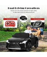 Sugift Lexus LC500 Licensed Kids 12V Ride Remote Control Electric Vehicle