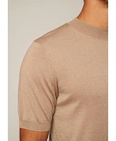 Bellemere New York Men's Bellemere Essential Cashmere-Silk Slim T-shirt