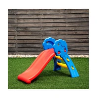 Slickblue Indoor Outdoor Children Folding Up-down Slide