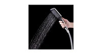 Slickblue 43 Inch Aluminium Alloy Shower Panel with Shower Head - Black