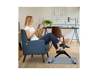 Slickblue Folding Under Desk Indoor Pedal Exercise Bike for Arms Legs