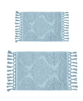 Jean Pierre New York Ricardo Fringe Cotton 2-Pc. Bath Rug Set