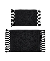 Jean Pierre New York Ricardo Fringe Cotton 2-Pc. Bath Rug Set