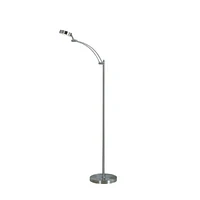 Streamdale Furniture 54-Inch-Long Tinsley Silver Integrated Led Task Floor Lamp