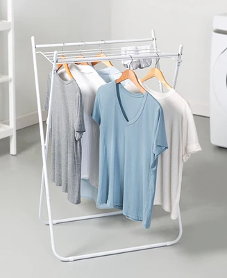 Honey Can Do White Metal Collapsible Clothes Drying Rack