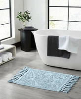 Jean Pierre New York Ricardo Fringe Cotton Bath Rug 27" x 52"