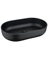 Simplie Fun 24x14x5.5 Matte Shell Bathroom Sink